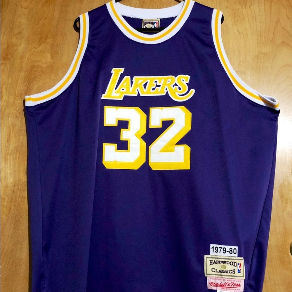 Magic Johnson Mitchell and Ness TB Jersey